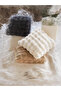 Bubble Rabbit Hair, Soft, Double Sided, Fluffy Throw Pillow Cover with Hidden Zipper 40X40 Camel - 8