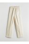 Trendlucky Women's Linen Blend Trousers with Elastic Waist - 6