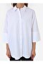 Wide Cuff Detailed Blouse / Shirt - White - Benin - 3
