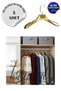 5 Pcs Household 38 cm Gold Plastic Coat Hanger Buluz Hanger Clothes Hanger Clothing Hanger