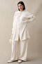 Buttoned Triple Ecru Knitwear Set - 6