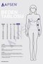 Apsen women's decorative button waist elastic lace-up detail linen white skirt 2191-80 - 8