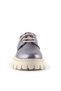 Platinum Genuine Leather Buckle Detailed Lace up Girls' Casual Shoes - 4