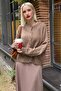 Mink Comfortable Fit Buttoned Knitwear Women's Cardigan Mg2552 - 4