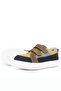 Genuine Leather Tan High Platform Velcro Kids' Casual Sports Shoes - 6
