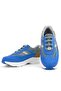 Genuine Leather Anatomical Cobalt Blue Tan Laced Lightweight Children's Sports Shoes - 7