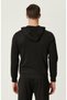 N-Tech Siyah Kapüşonlu Sweatshirt - 5