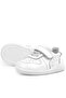 Genuine Leather White Anatomical Baby Sports Shoes - 6