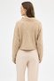 7265 Buttoned Stone Cardigan Beige - 5