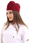 Chef Kayık Kep - Burgundy-Black Piping - 3