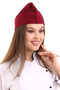 Chef Kayık Kep - Burgundy-Black Piping - 5