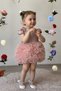 Baby Girl Dress Short Sleeve Tulle Tutu Special Occasion Party Birthday Wedding Princess Girls' Dress - 5