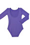 Girls' Lilac Long Sleeve Gymnastics Ballet Leotard - 2