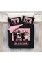 Double 3D Printed Duvet Cover Set - Gift, Black Pink, No Sheets - 3