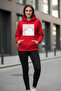Vengeance White Bear Hooded Oversize Unisex Sweatshirt