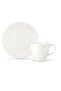 Soleil 2-Person Coffee Cup Set - White - 90 ml - 2