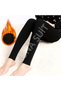 Unisex Black High-Waisted Plush-Lined Leggings – Winter, Stretchy, Suitable for Sports and Everyday Wear - 2