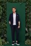 Slim Fit Mono Collar Jacket with Pocket, Flexible Cotton, Navy Blue Blazer Jacket C 639 - 2
