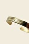 Evil Eye Prayer Pure Brass Thick Bracelet - 3