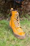 Orange Genuine Leather Boots-Model Name: New York