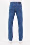 Men's Navy Blue Straight Classic Relaxed Cut Regular Fit Lycra Denim Jeans - 2