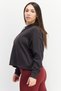 Women Sportswear Fit Brand Logo Training Hoody, Black - 2