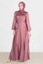 Yandan Ruched Satin Evening Dress 50217