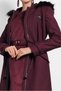 Hooded Fur Coat 90078 - 4