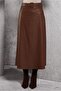 Belted Sunny Leather Skirt 60629