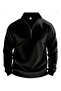 3 Thread Half Zipper Sweatshirt
