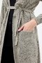 6800 Belted Pocket Cardigan Stone - 4