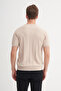 Crew Neck Regular Fit Textured Knitwear T-Shirt - 3