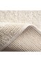 Luna 2-Piece Bath Mat Set 100% Karde Cotton Cream 60X90-40X60 - 3
