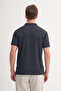 Polo Neck Regular Fit Knitted Jacquard T-Shirt - 3