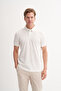 Polo Neck Regular Fit Knitted Patterned T-Shirt - 4
