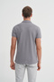 Polo Neck Slim Fit Pique Plain Cotton T-Shirt - 2