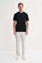 Slim Fit V-Neck Cotton Plain T-Shirt - 2