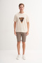 Crew Neck Regular Fit Cotton Printed T-Shirt