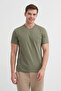 Slim Fit Crew Neck Cotton Plain T-Shirt - 2