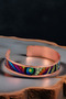Women's Copper Bracelet Ring Set - Nadia Model Special Edition Metal Box Zeolite Sand - 4
