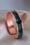Women's Copper Bracelet Ring Set - Arianna Model Special Edition Metal Box and Quartz Stone - 2