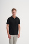 Polo Neck Regular Fit Knitted Textured T-Shirt - 4
