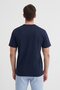 Regular Fit Cotton Crew Neck Printed T-Shirt - 2