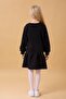 Girl's Seasonal Dress Black - 7