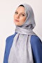 Liva Pattern Shine Line Shawl Gray-Grey - 3