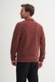 Regular Fit Thick Fleece Stand Collar Zippered Sweatshirt - 4