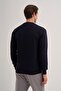 Slim Fit Pinstripe Ottoman Cotton Blend Sweatshirt - 3
