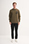 Slim Fit Seasonal Cotton Blend 3 Thread Sweatshirt