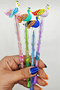 Purple Peacock Laying Egg Pencil - 1 Piece - 2