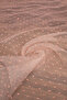 Flocked Dalya Organza Salmon Color Fabric